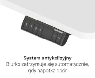 Silver Monkey Biurko elektryczne ECD-300 white - 1258048 - zdjęcie 6